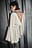 Waterfall Back Satin Mini Dress