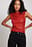 Waterfall Shoulder Pad Top