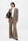 Wide Check Suit Pants