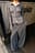 weite Anzughose mit mittlerer Taille