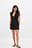 Wide Shoulder Mini Dress