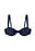 Bikini-BH med vide stropper og drapering