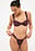 Draperet bikinitrusse med vidde stropper