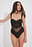 Body con tirantes anchos y copa de encaje