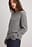 Sweater i uldblanding med v-hals
