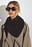 Wool Knitted Triangle Scarf