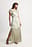 Gewebtes Maxikleid mit drapiertem Detail