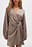 Wrap Satin Mini Dress