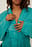 Robe mini en faux cuir à grandes poches et cordon de serrage