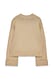 True Red Folded Sleeve Knitted Sweater