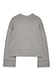 True Red Folded Sleeve Knitted Sweater