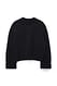 True Red Folded Sleeve Knitted Sweater