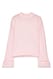 True Red Folded Sleeve Knitted Sweater