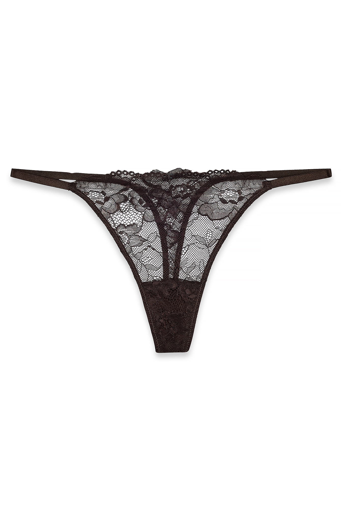 Dark Brown 2-pack Tanga Thong