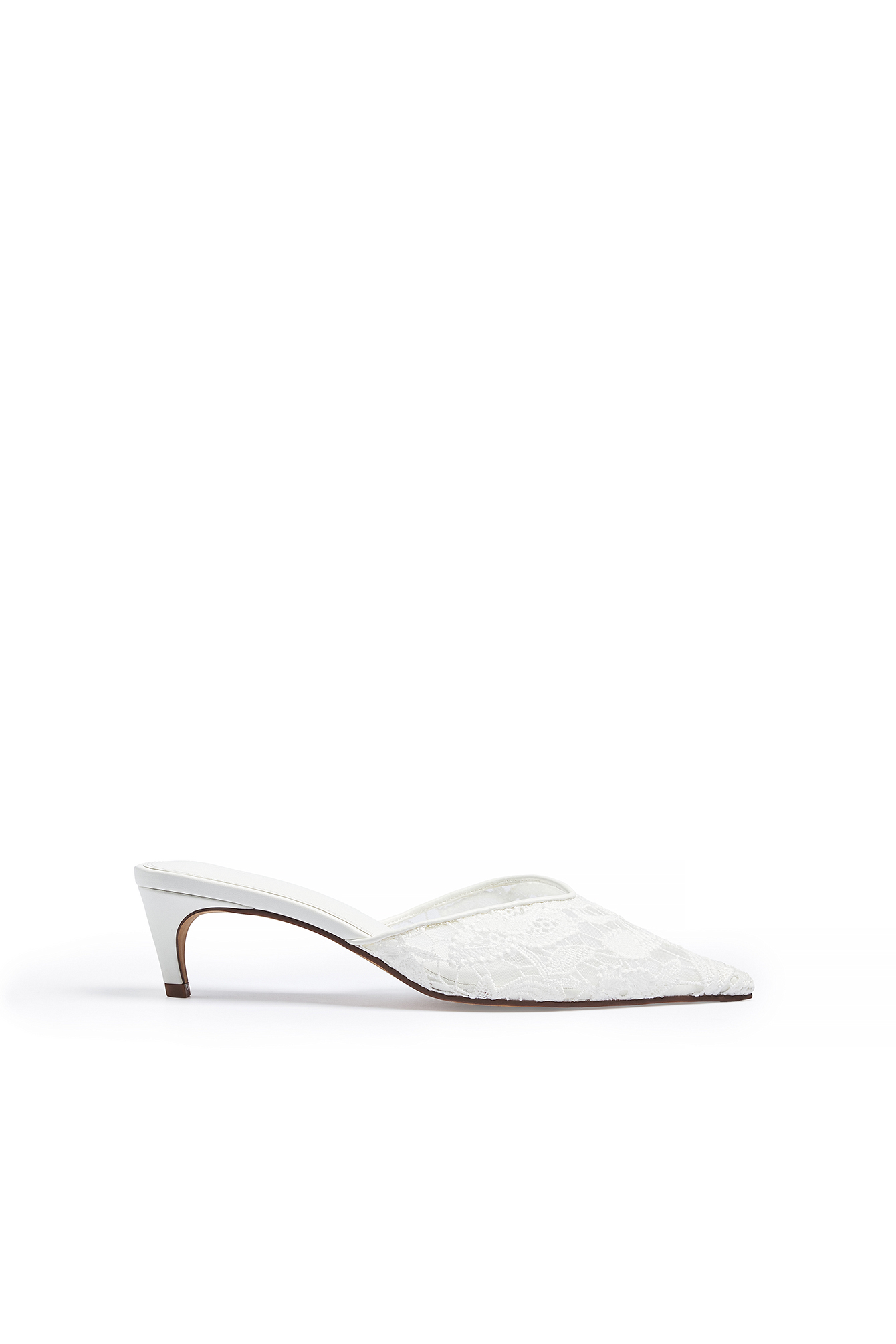 Offwhite Crochet Mules