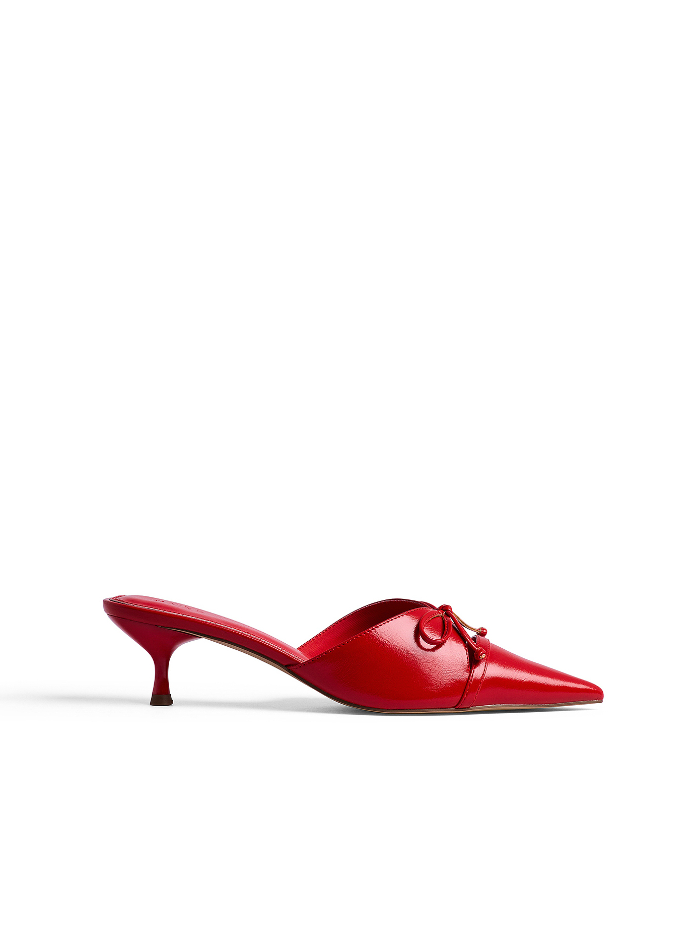 Red Cut Out Pumps