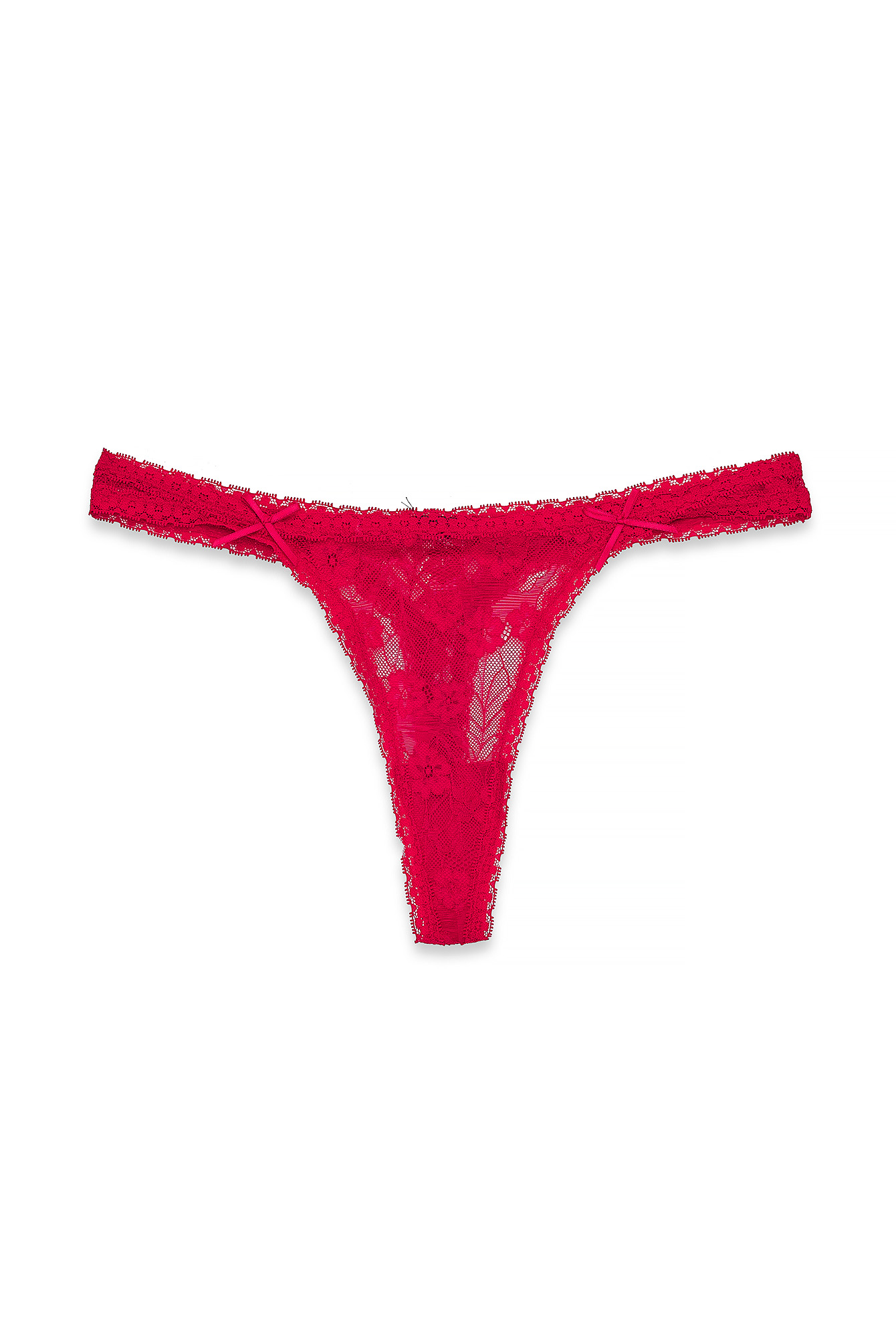 Red Lace Thong