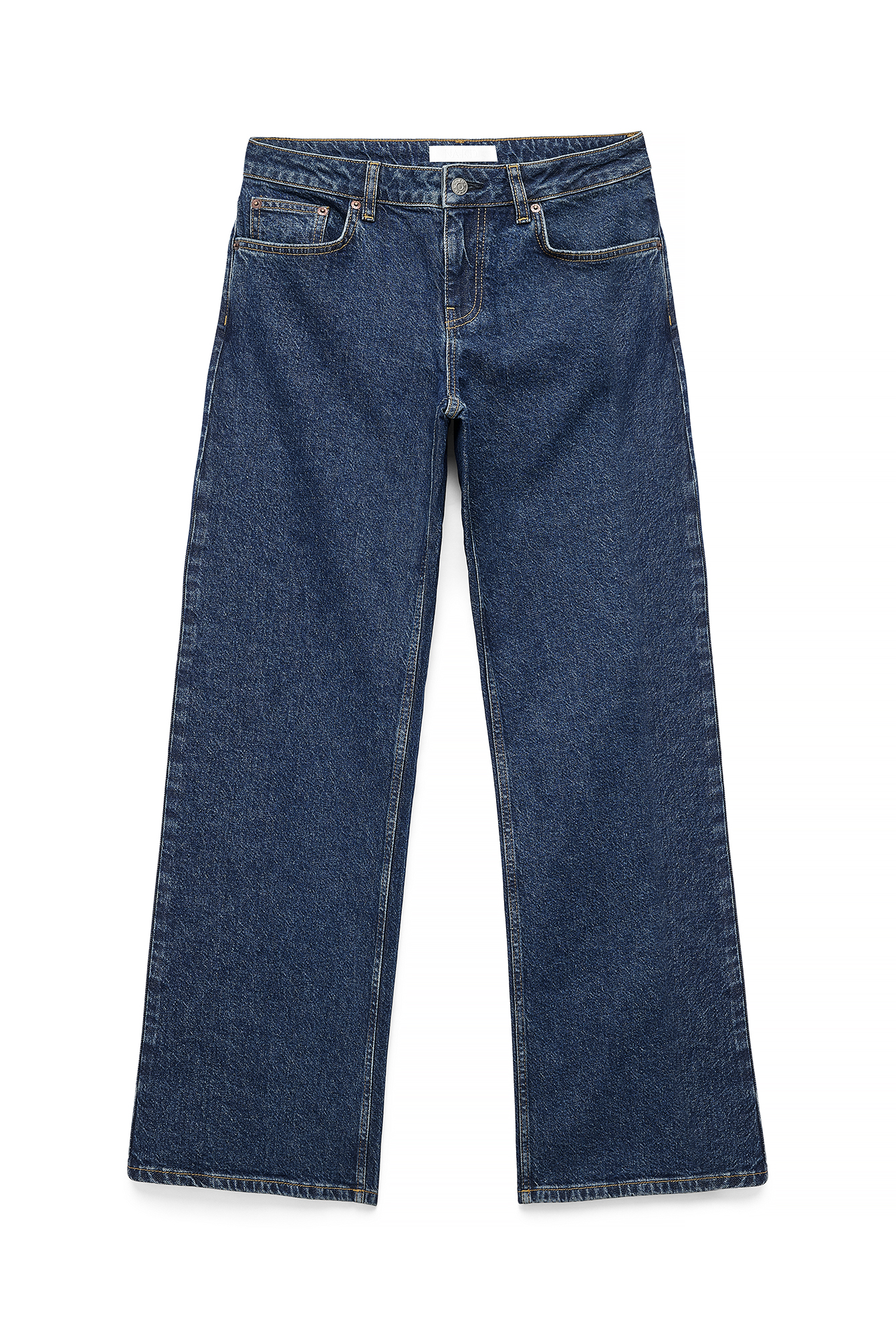Dark Blue Lane Low Waist Jeans
