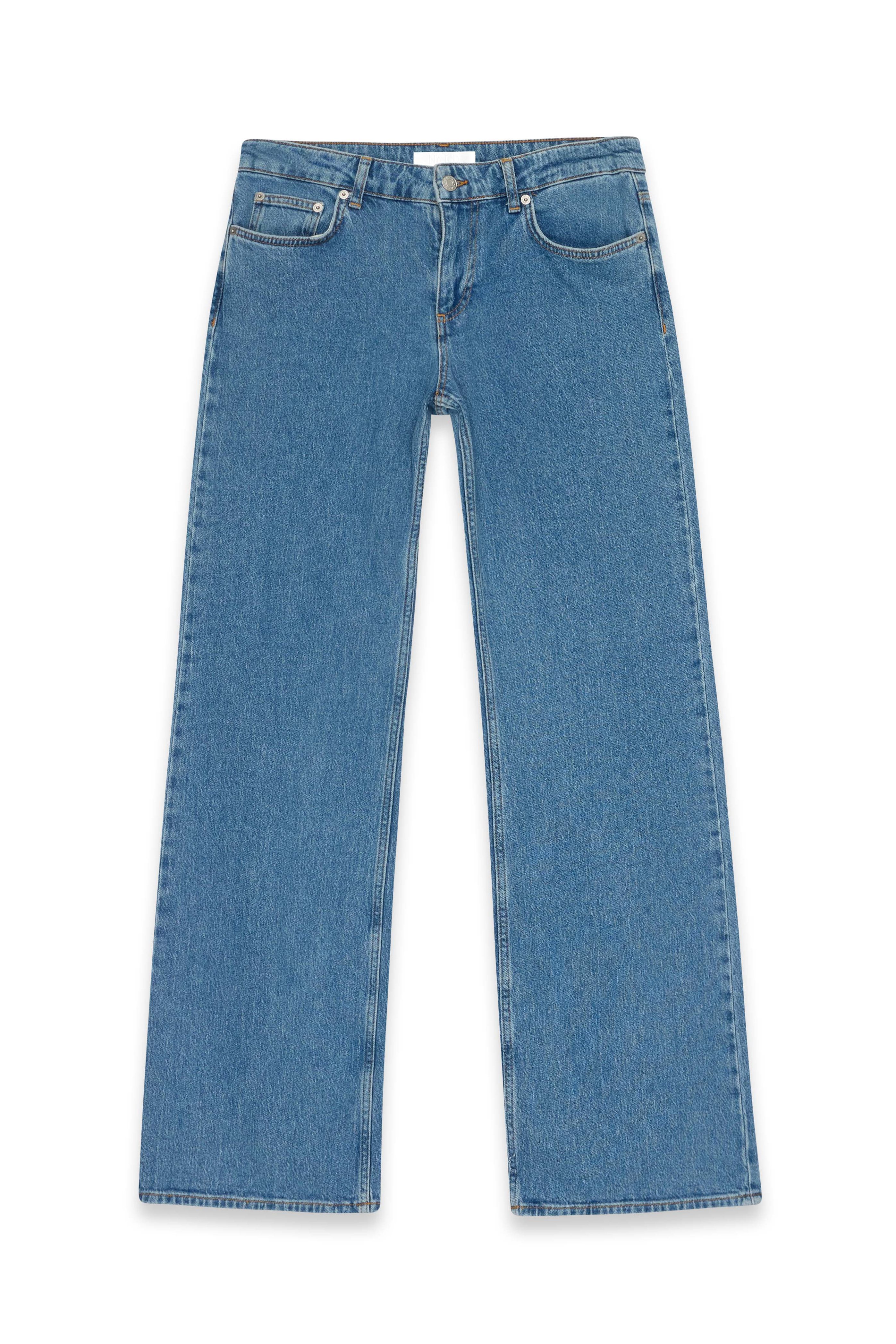 Blue Low Waist Jeans