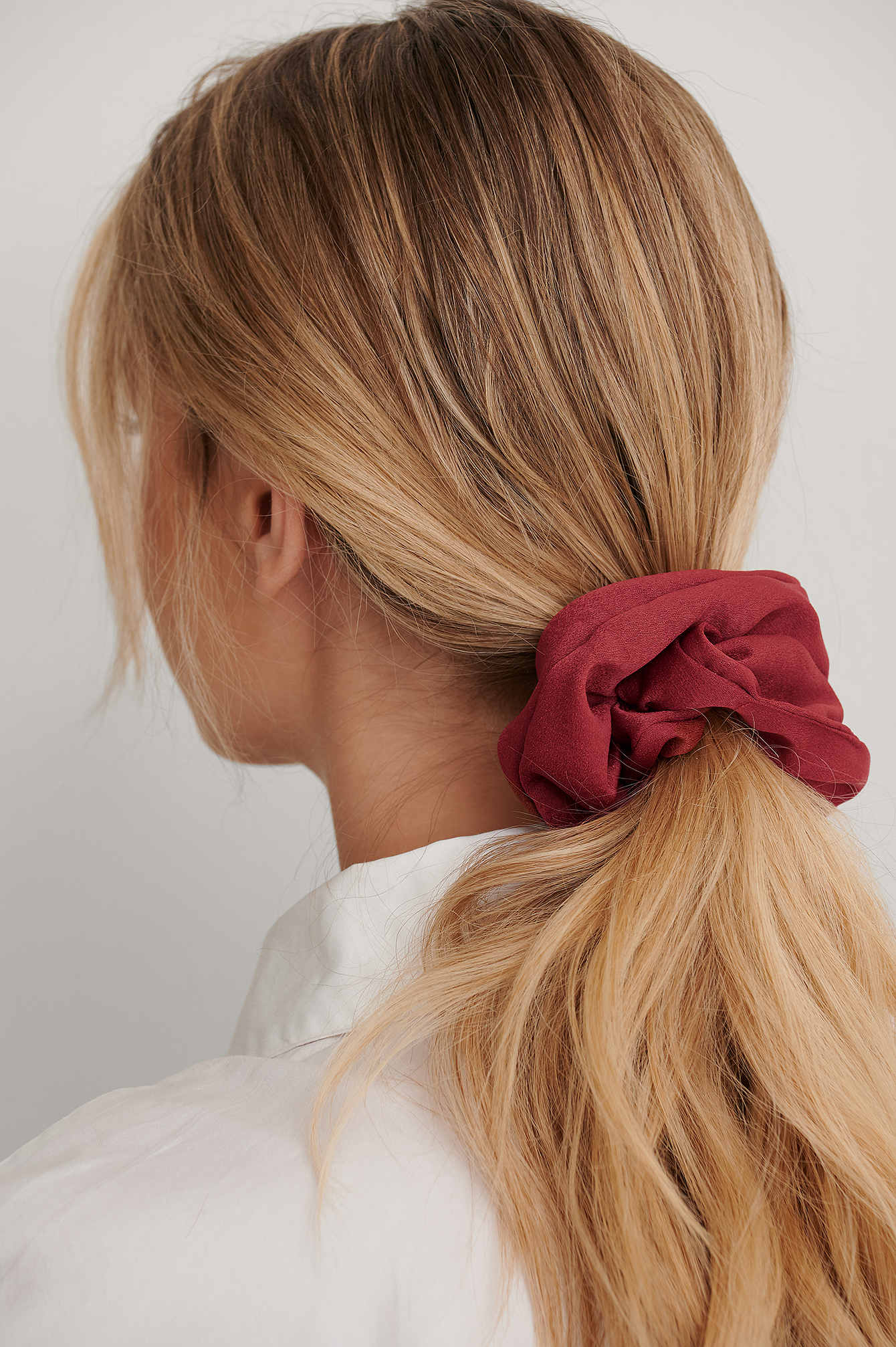 Red Combo 3-Pack Big Satin Scrunchies