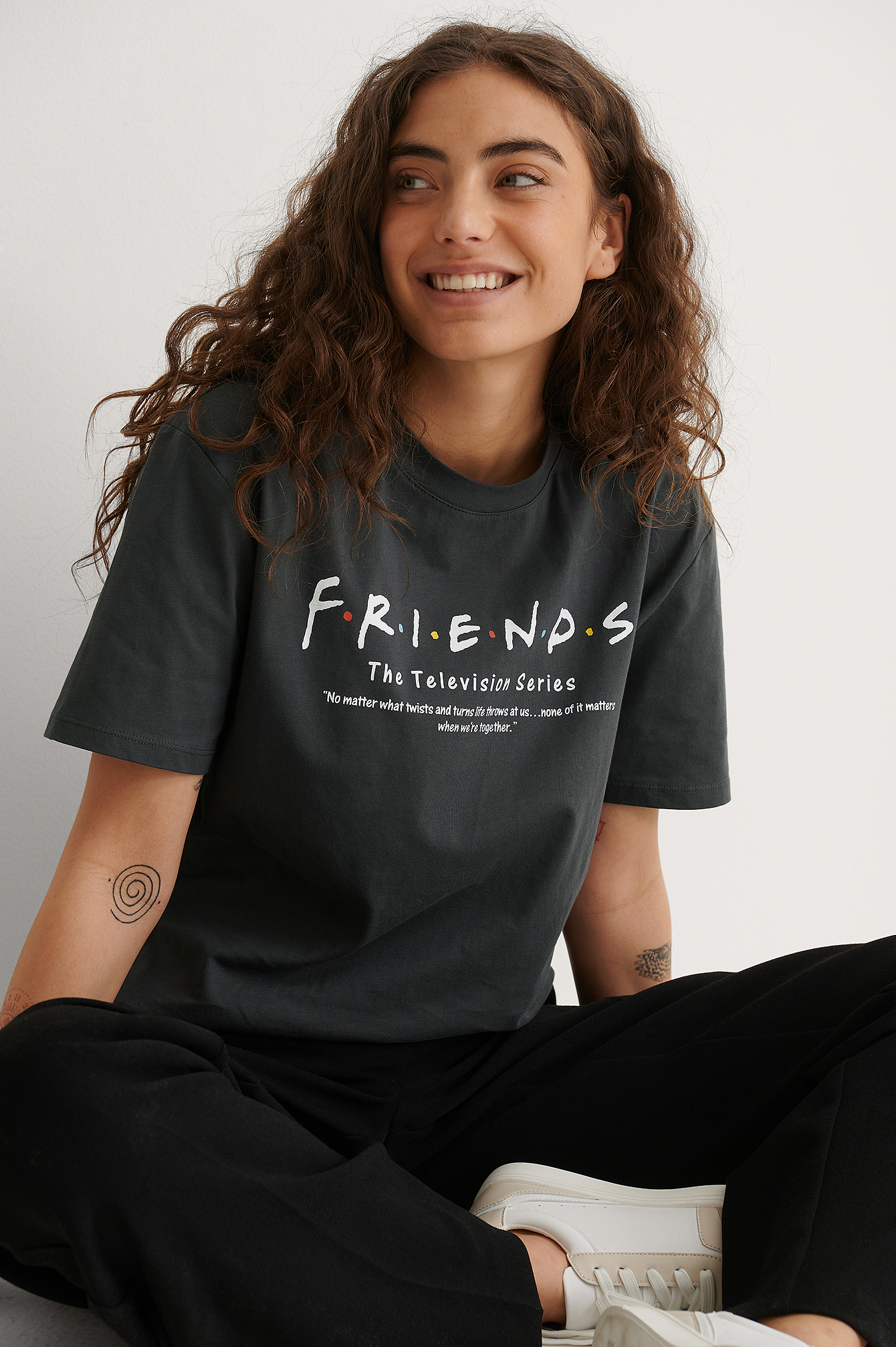 Grey Friends Definition FRIENDS Unisex Print Tee