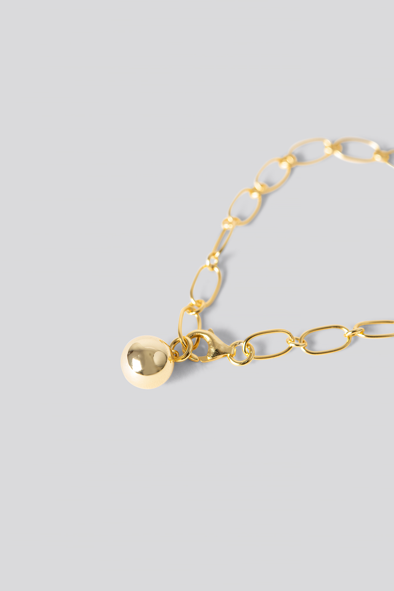 Gold Gold Plated Thin Chain Bracelet