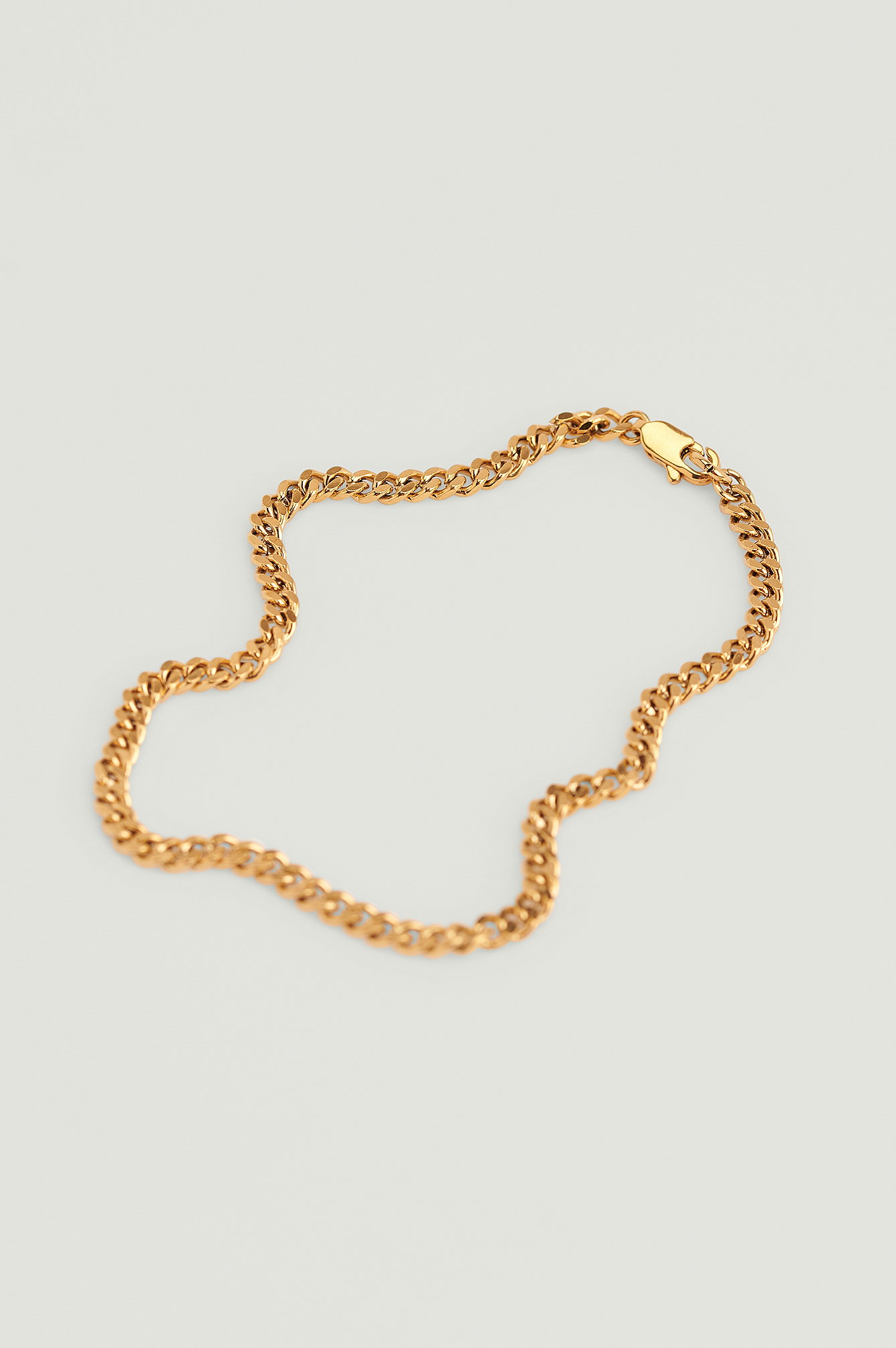 Gold Gold Plated Chain Anklet