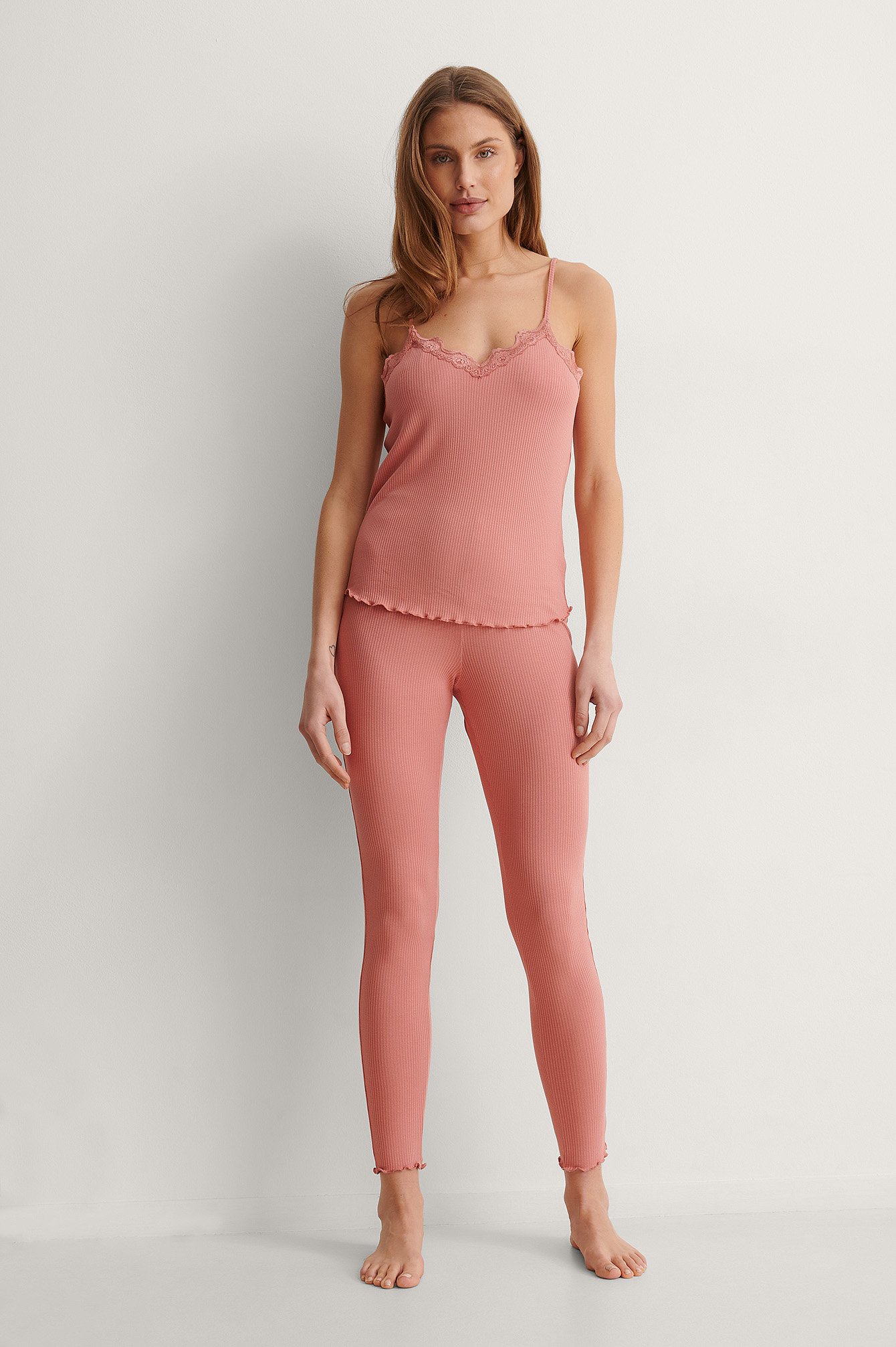Pink Babylock Loungewear Tights