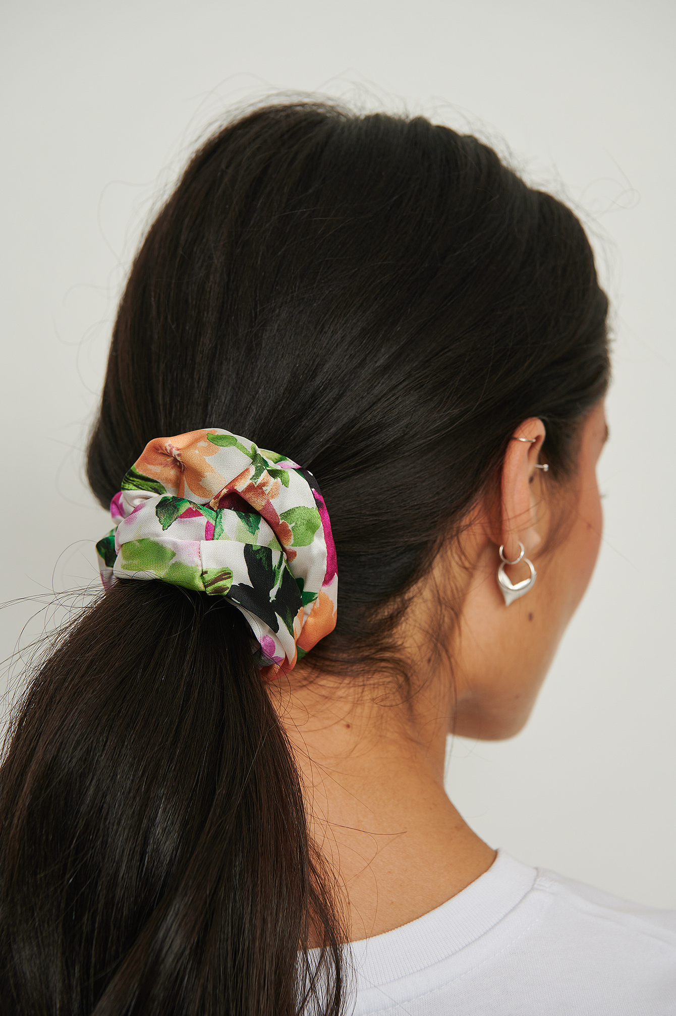 Garden Flower Recycled Printed Scrunchies