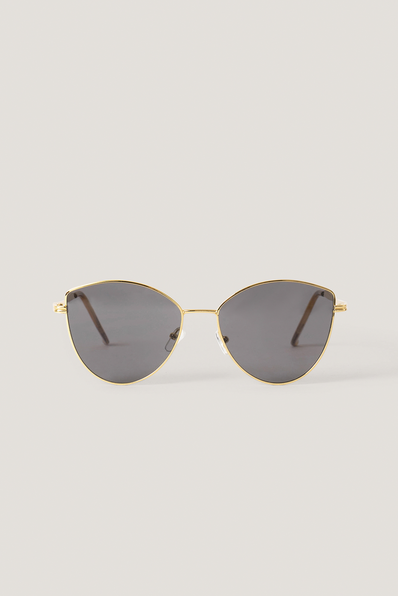 Gold Retro Cateye Sunglasses
