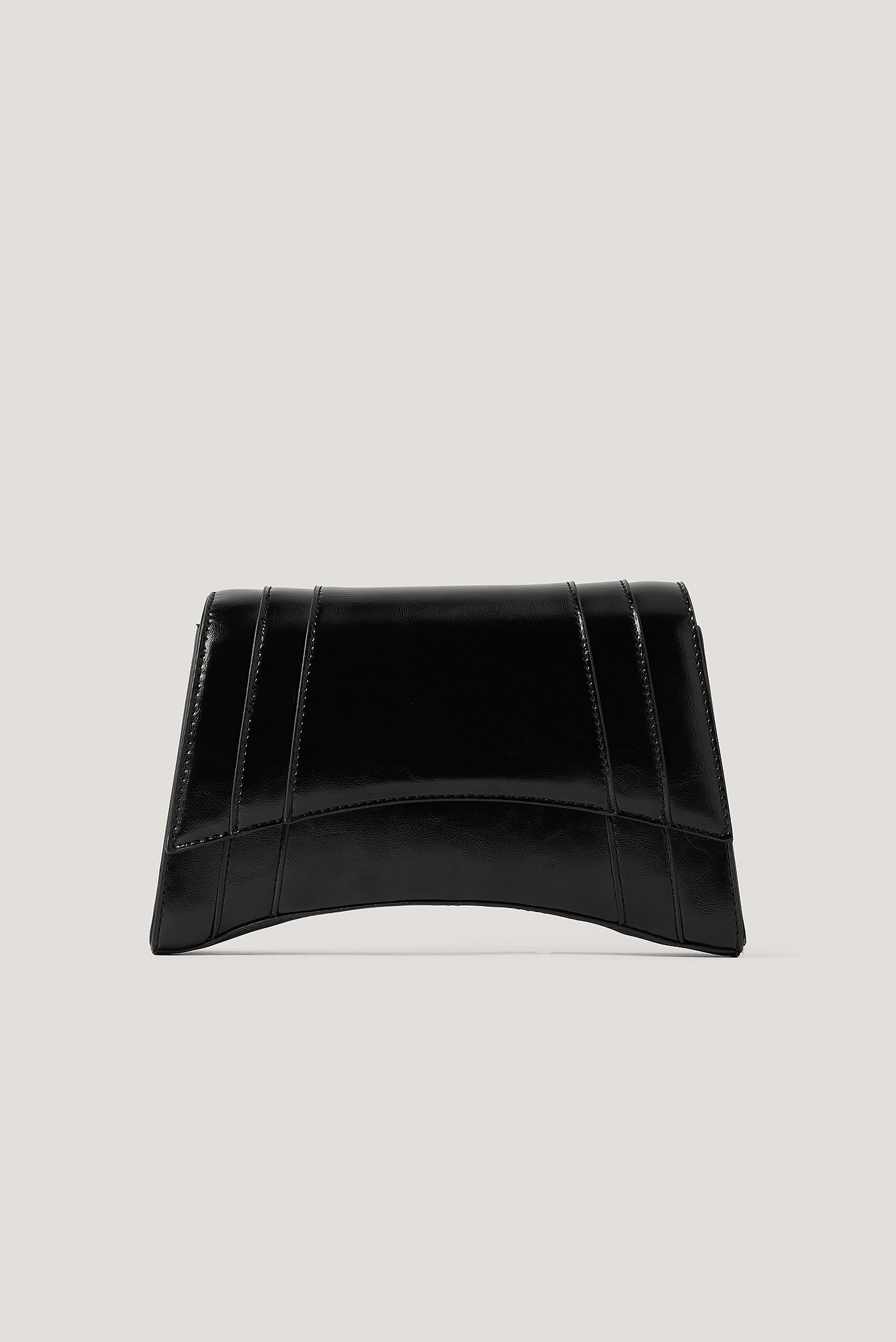 Black Sharp Edge Shoulder Bag