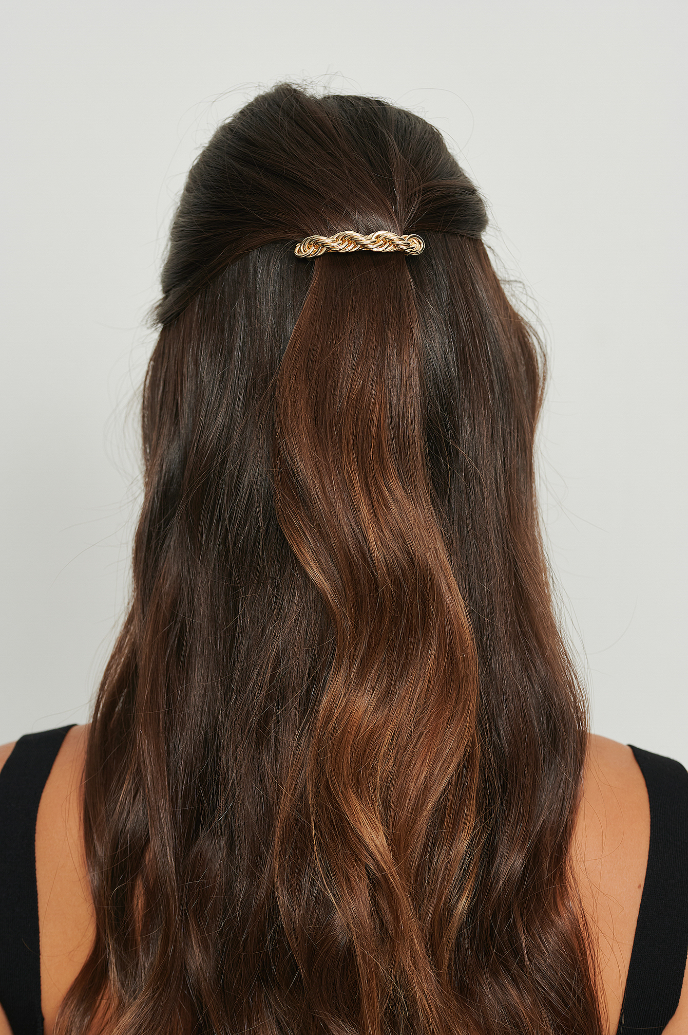 Gold Twisted Hair Clip