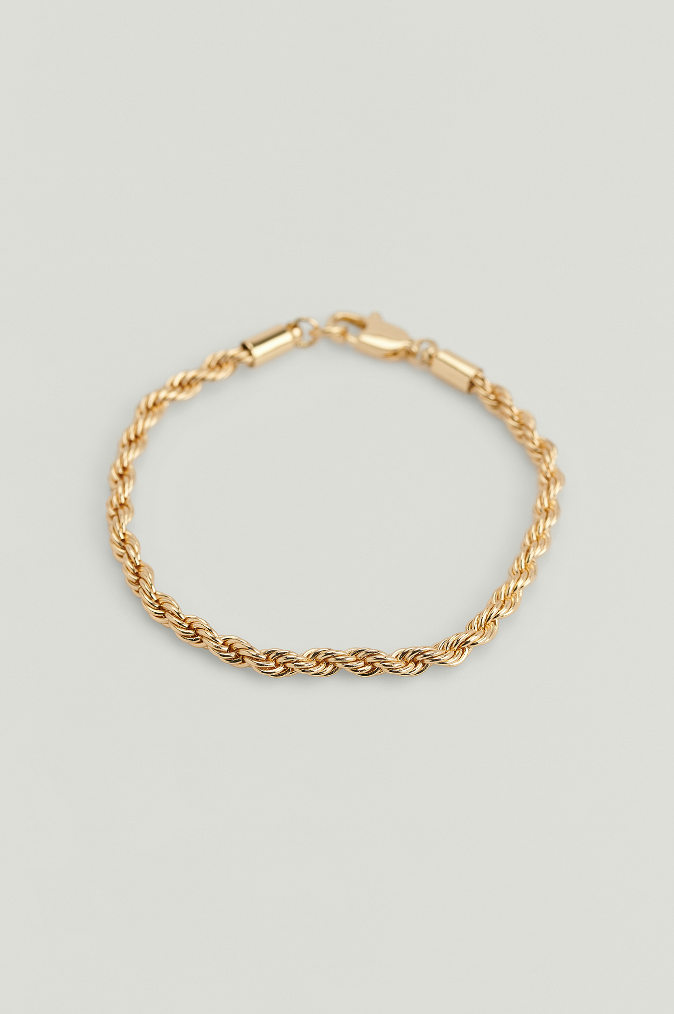 Gold Twisted Shimmery Recycled Bracelet