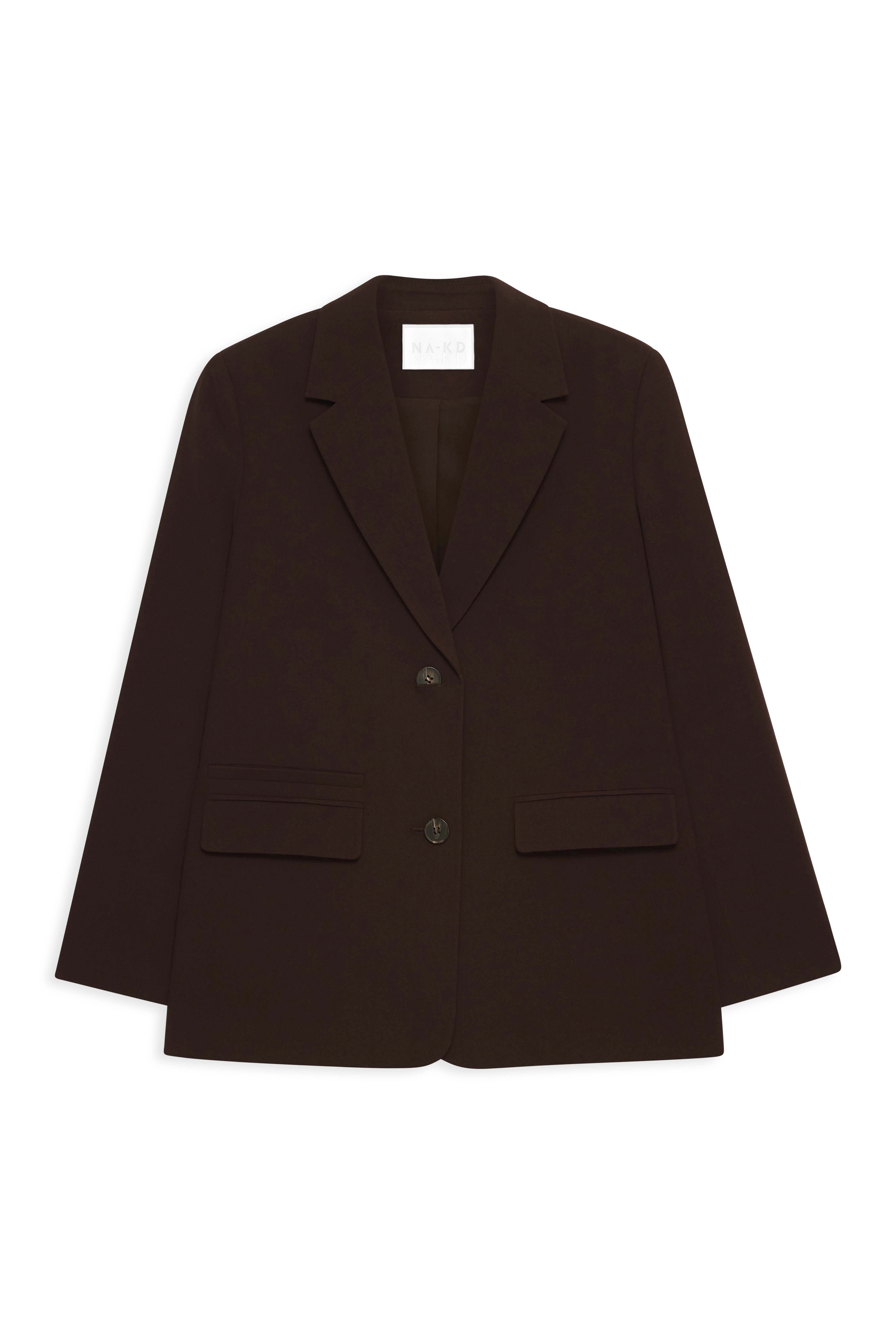 Brown Oversized Blazer
