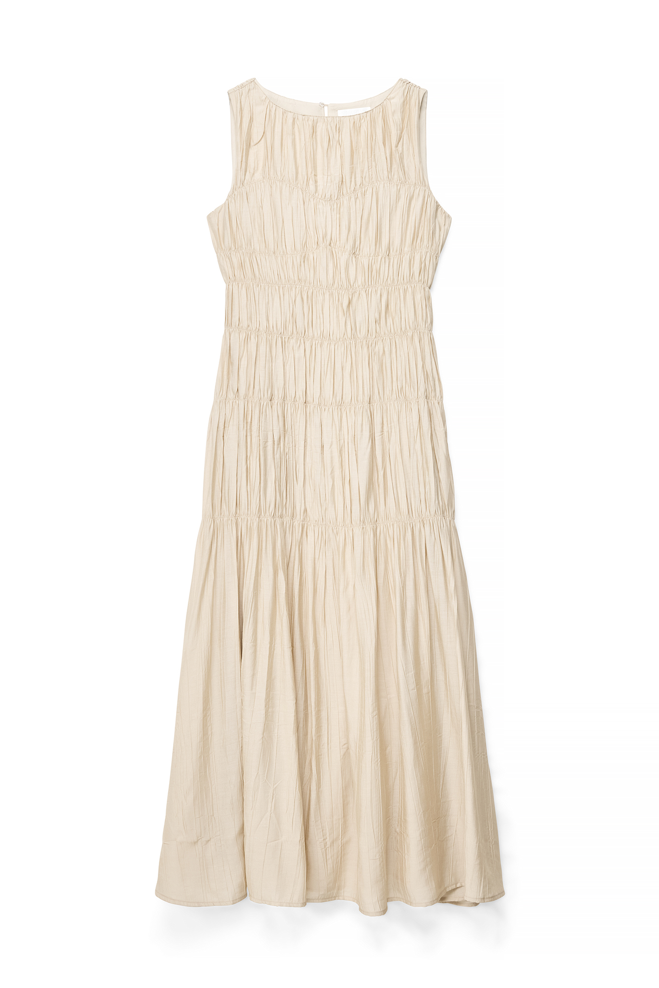Greige Seam Detail Maxi Dress