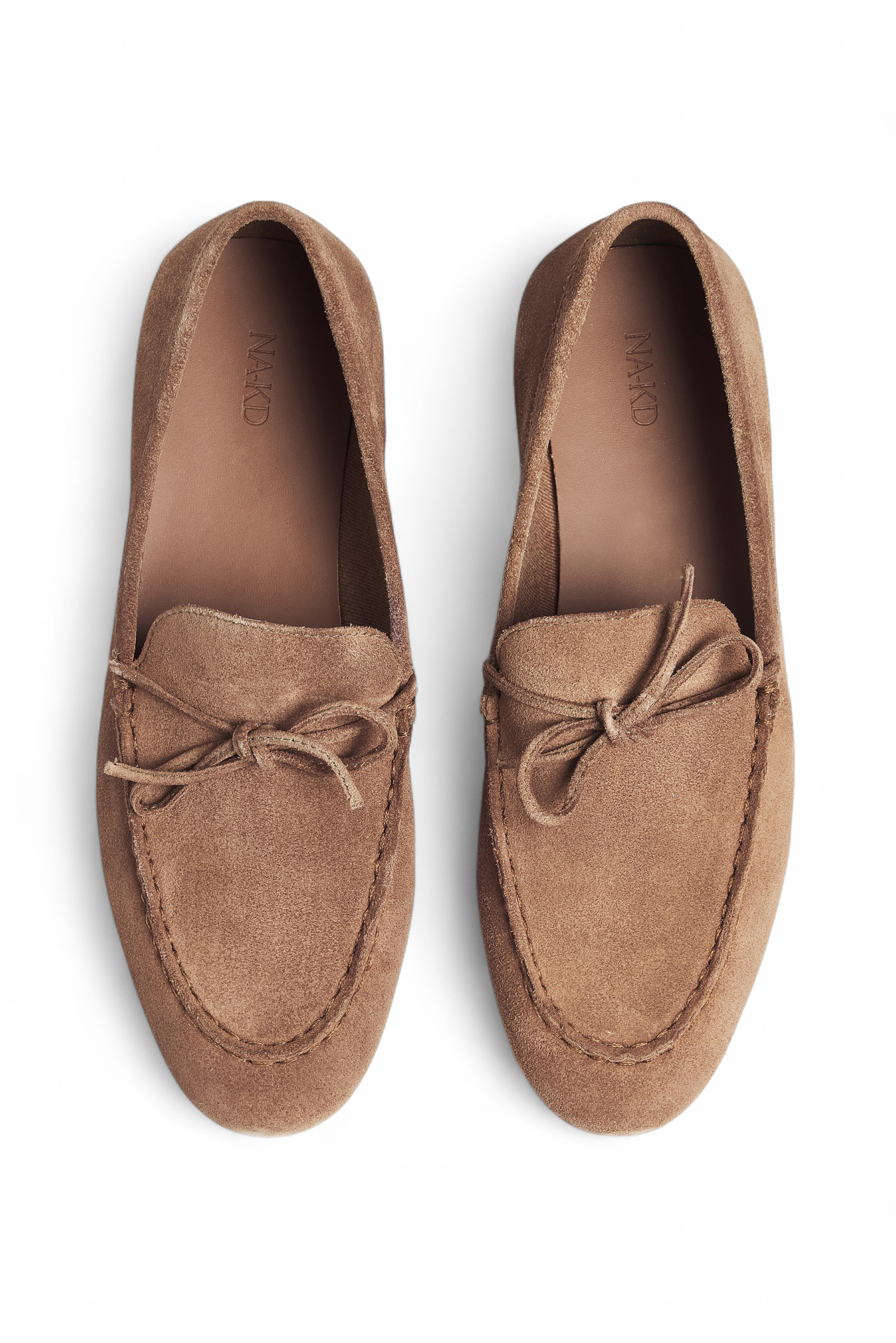 Brown Bow Detail Moccasins