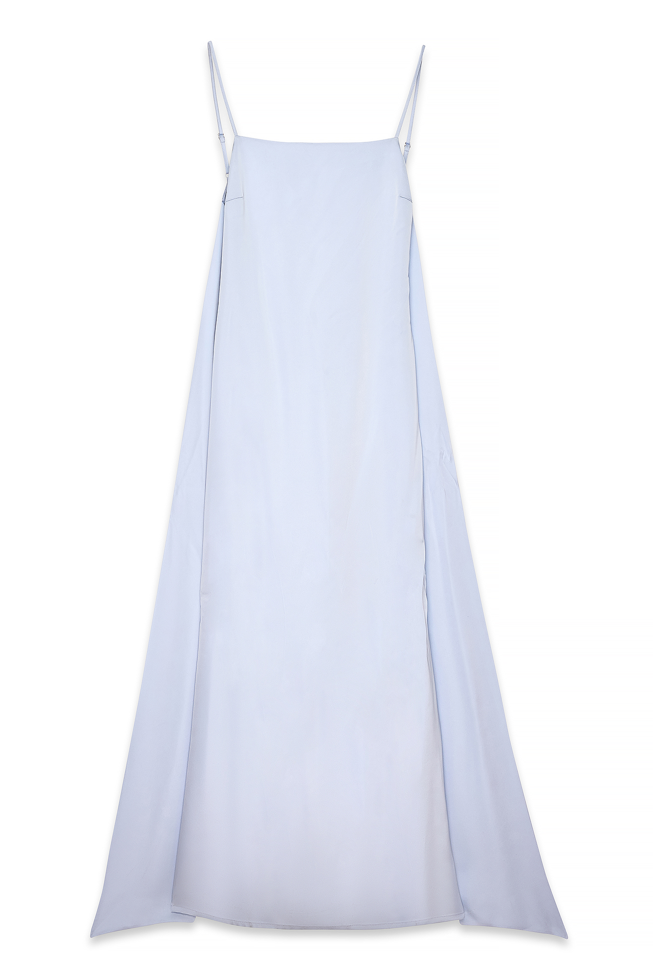 Blue Tie Back Detail Maxi Dress