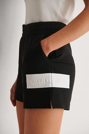 CK Black Logo pantalones cortos