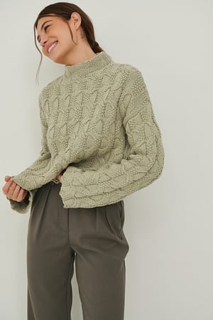 Sage Dziergany sweter