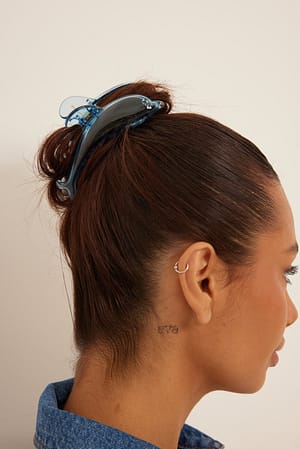 Turquoise Dolphin Hair Claw