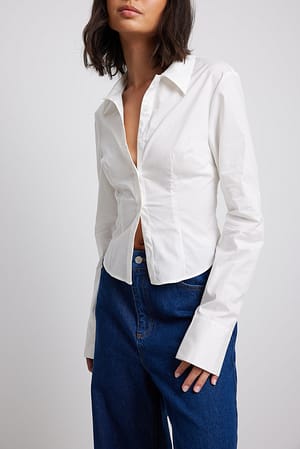 White Fitted Shirt