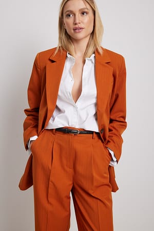 Burnt Orange Oversize blazer