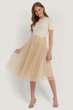 Beige Flawless Skirt