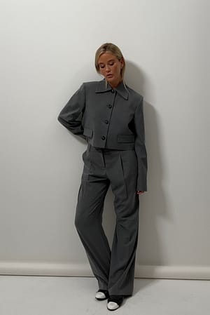 Grey Matalavyötäröiset housut