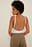 Organischer gerippter Body mit tiefem Rückenausschnitt