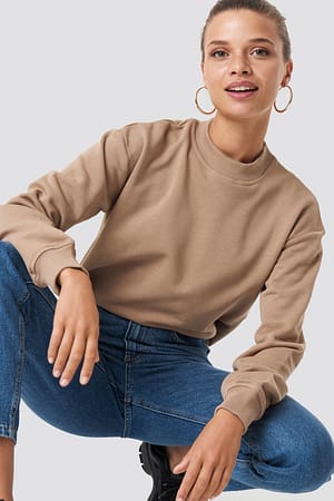Mauve Basic Sweater