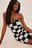 Checkered Mini Tube Dress