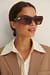Spitze Chunky-Sonnenbrille