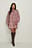 Ekologiczna bawełniana sukienka mini z falbankami