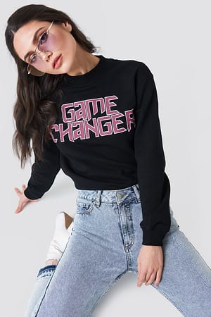 Black Game Changer Sweater